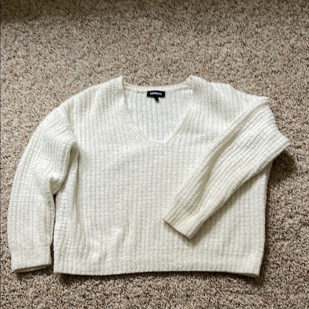 Express Cream Sweater